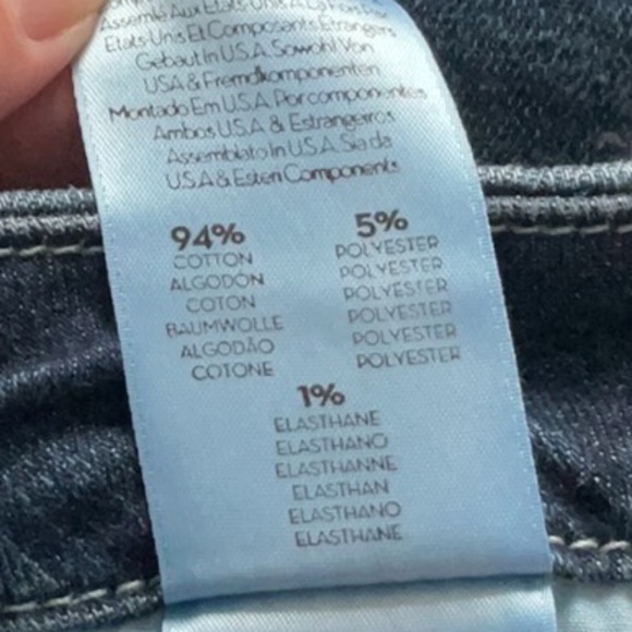 MOTHER The High Waisted Looker Ankle Fray Denim Jeans In Cat Attack 26 - Picture 8 of 12